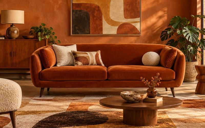 Bố trí sofa 2 chỗ trong phòng khách nhỏ